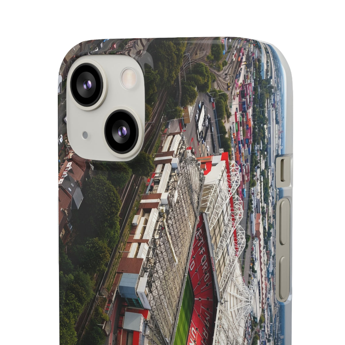 Manchester United, Old Trafford Print Phone Case.