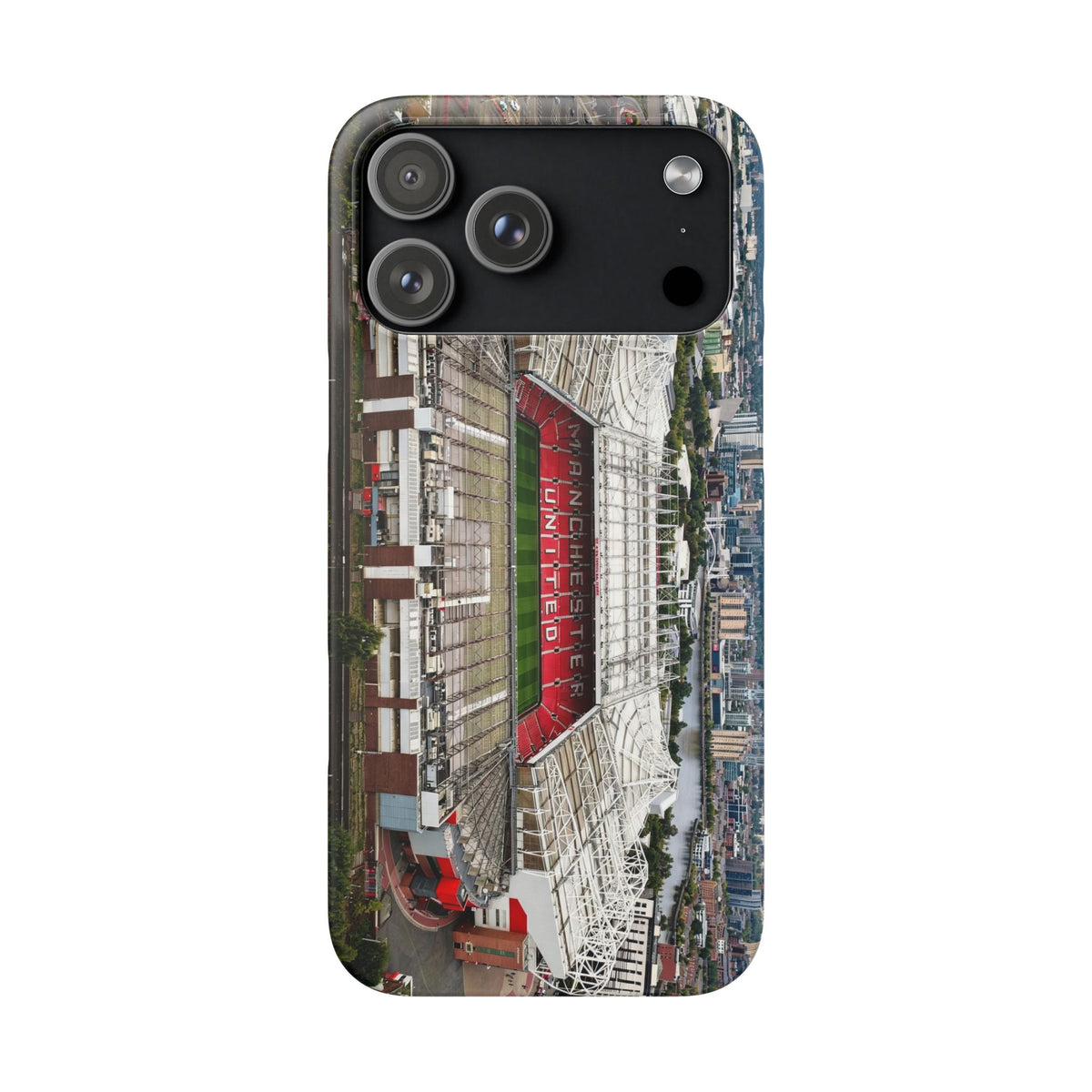 Old Trafford Aerial Side View — Manchester United — Premium Phone Case