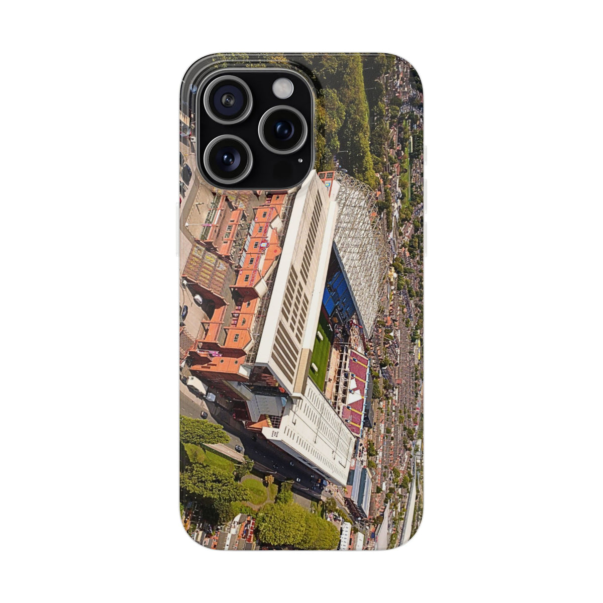 Villa Park Aerial Phone Case — Flexible Protective Flexi Case (Aston Villa, AVFC)