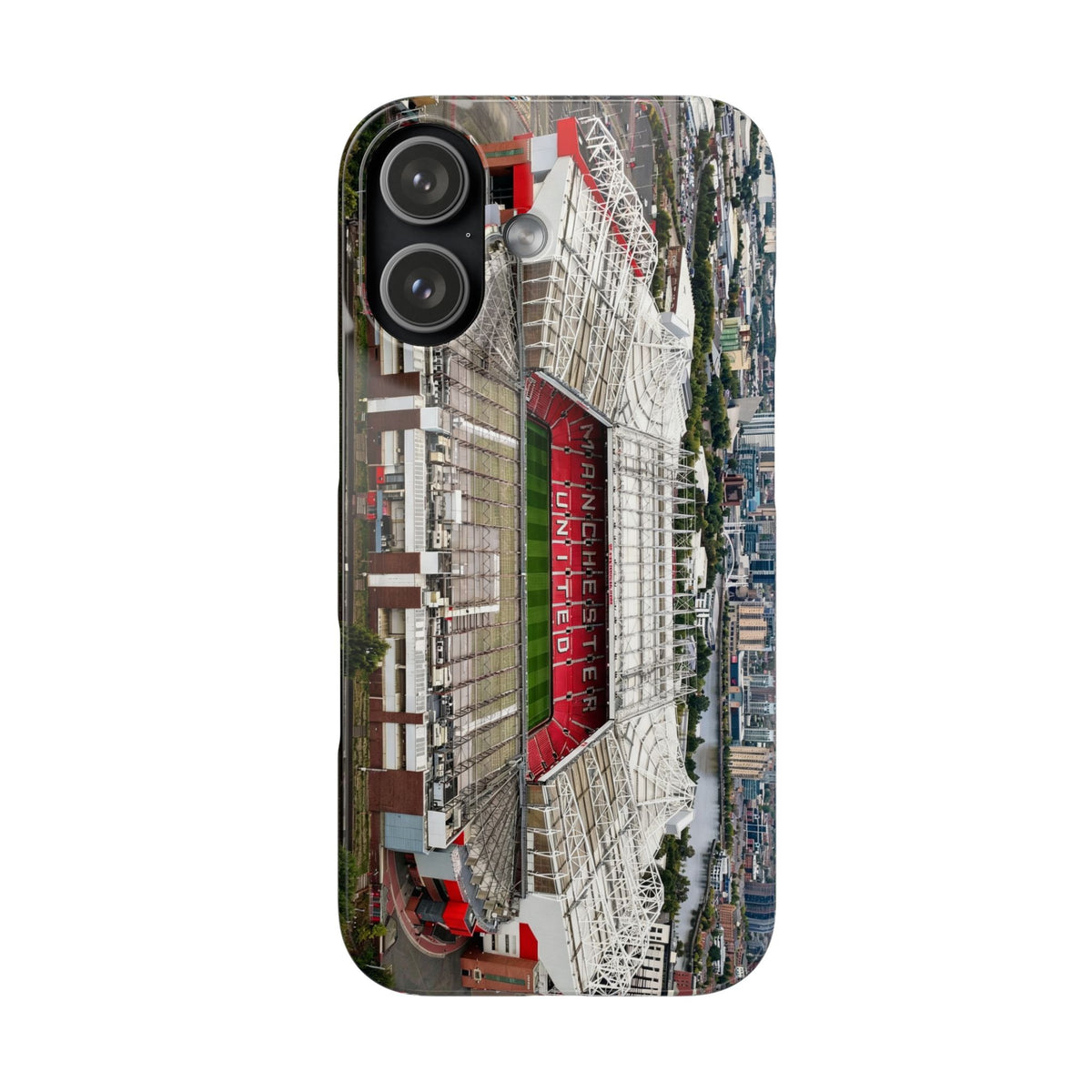 Old Trafford Aerial Side View — Manchester United — Premium Phone Case