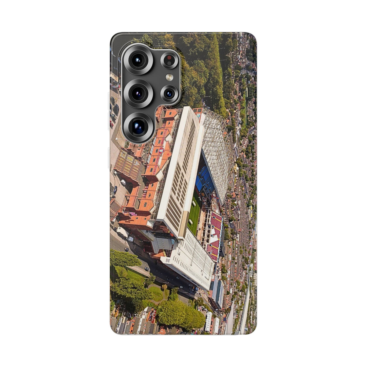 Villa Park Aerial Phone Case — Flexible Protective Flexi Case (Aston Villa, AVFC)