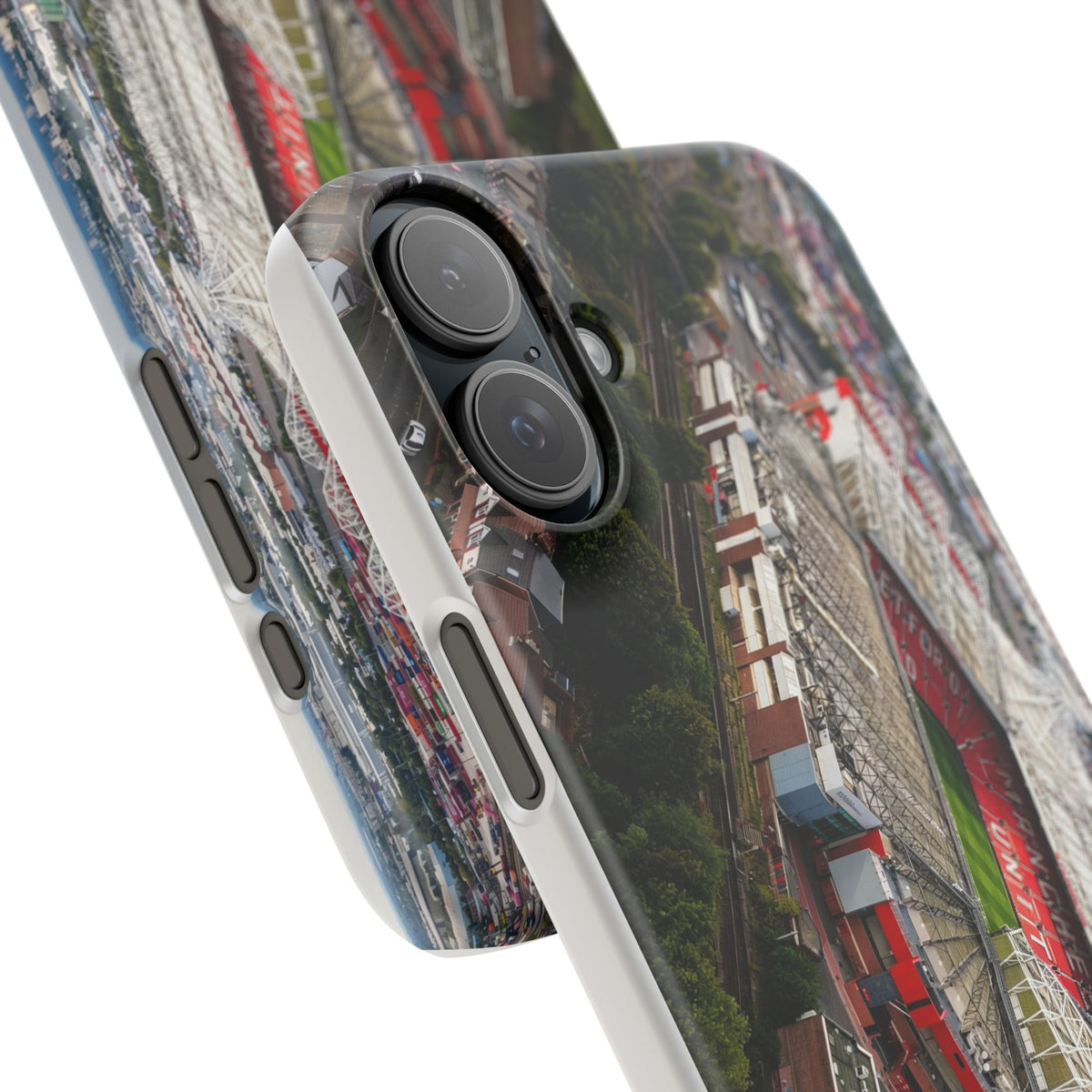 Manchester United, Old Trafford Print Phone Case.
