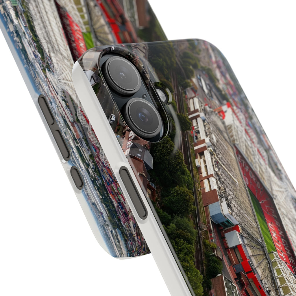 Manchester United, Old Trafford Print Phone Case.