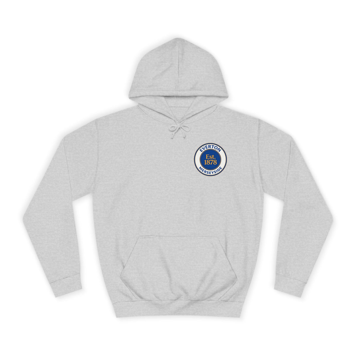 Classic College Crest Hoodie — Unisex Campus Sweatshirt