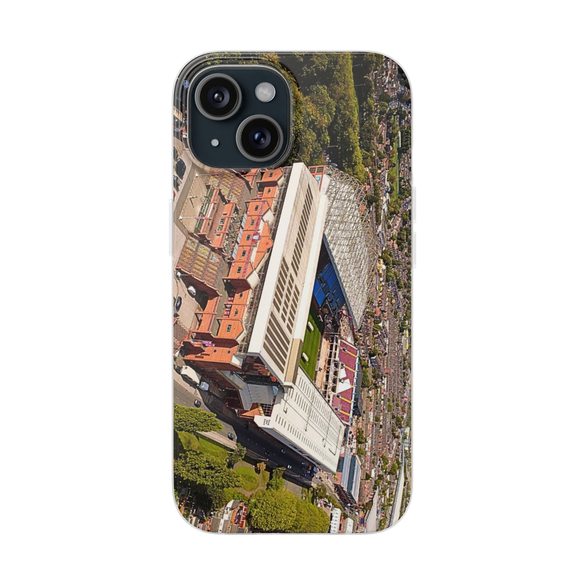 Villa Park Aerial Phone Case — Flexible Protective Flexi Case (Aston Villa, AVFC)
