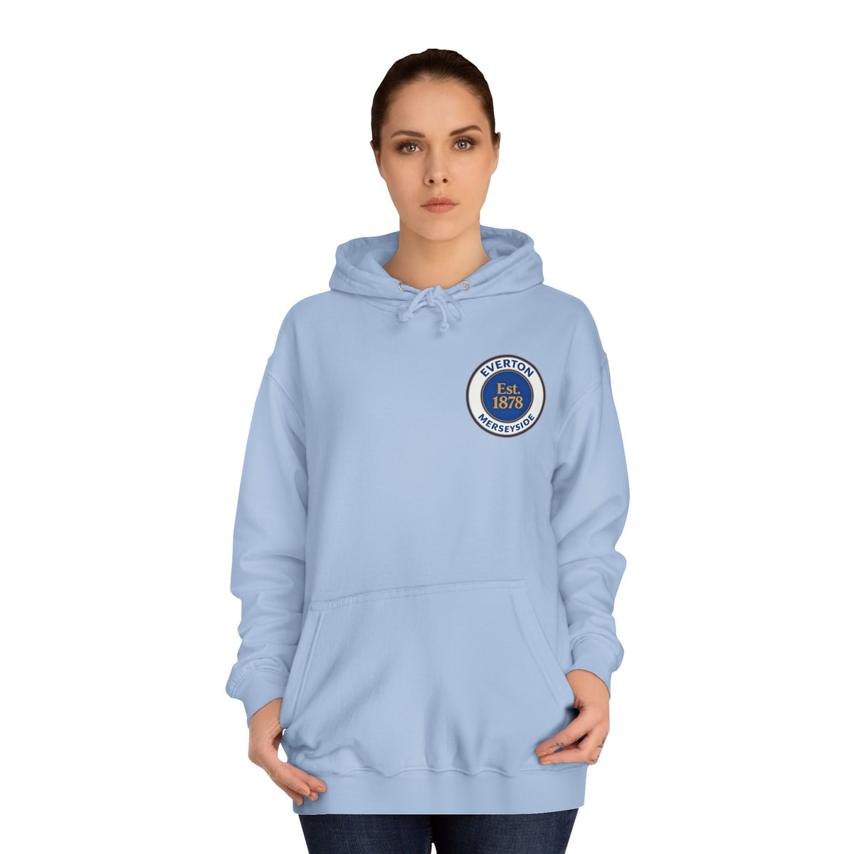 Classic College Crest Hoodie — Unisex Campus Sweatshirt