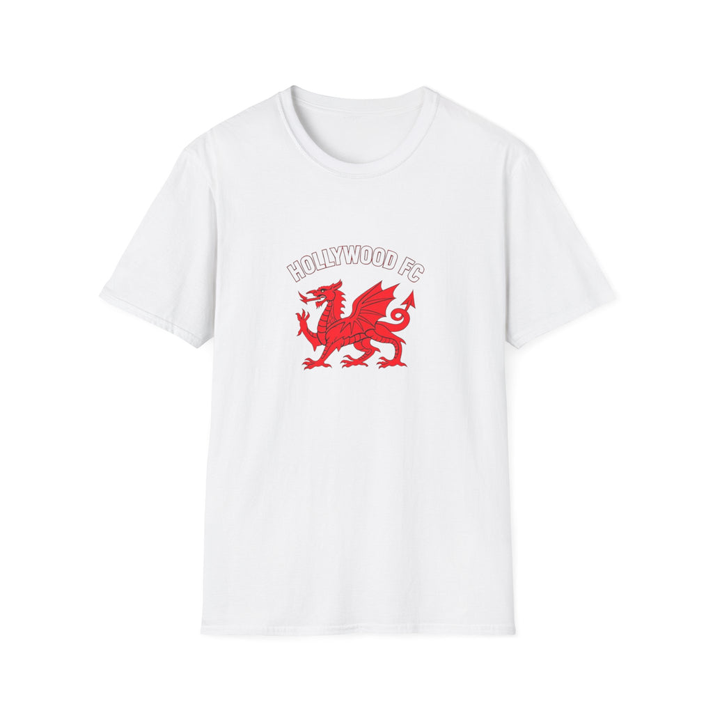 Wrexham-Style Red Dragon Soccer Tee — Retro Crest T-Shirt