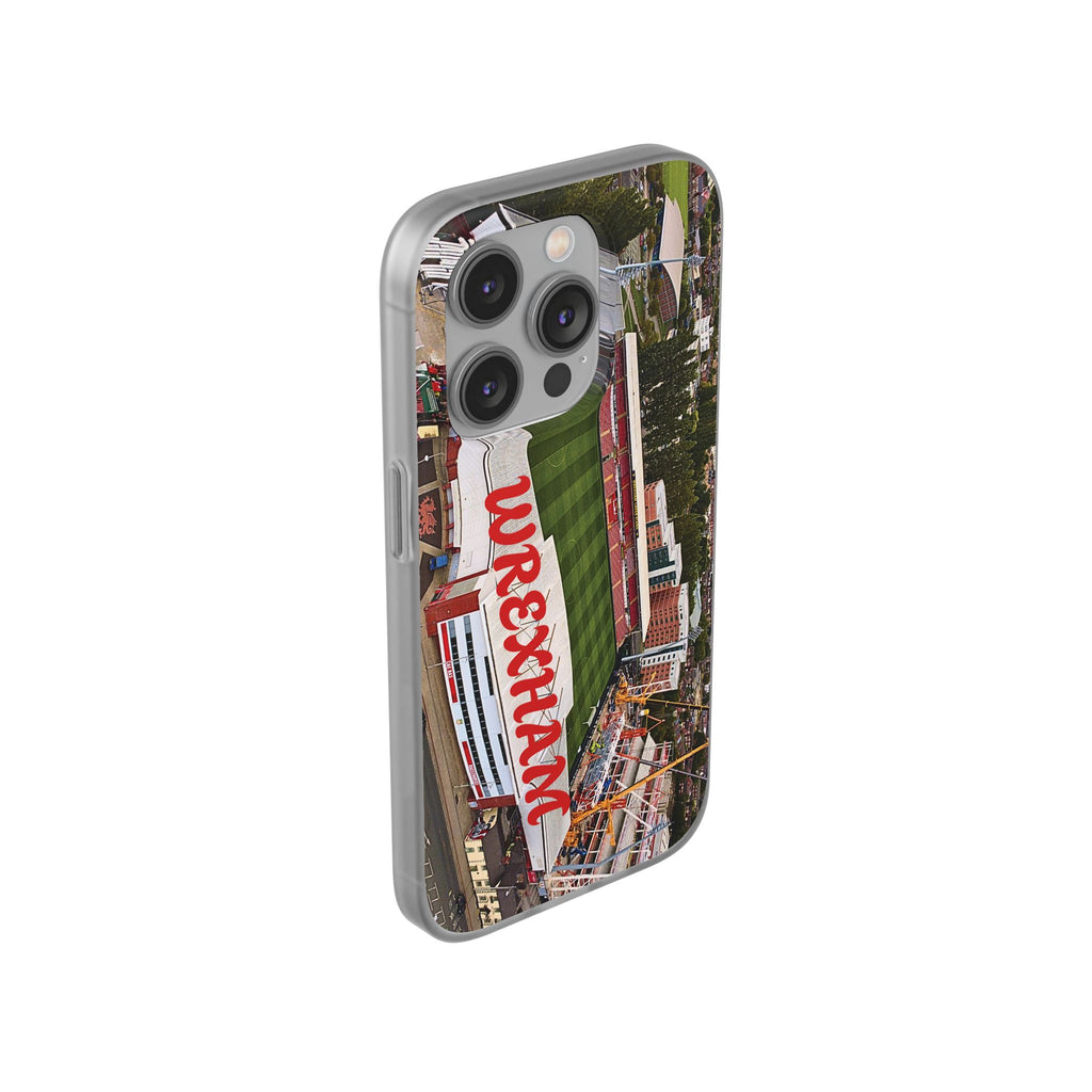 Wrexham Racecourse Stadium Photo Phone Case — Aerial Soccer Field 