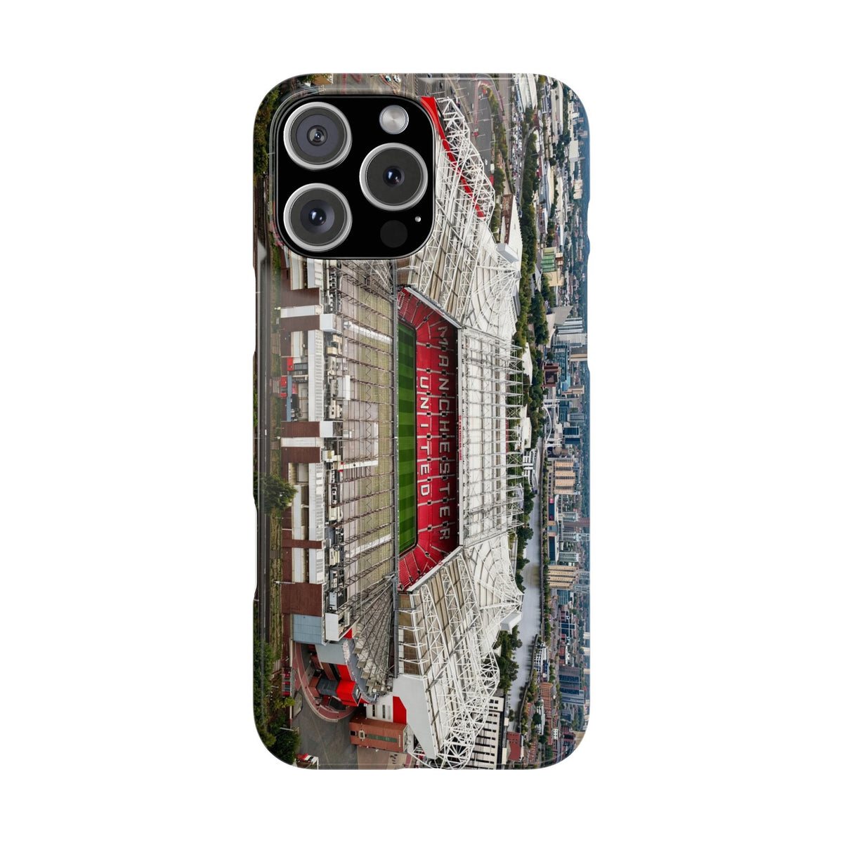 Old Trafford Aerial Side View — Manchester United — Premium Phone Case