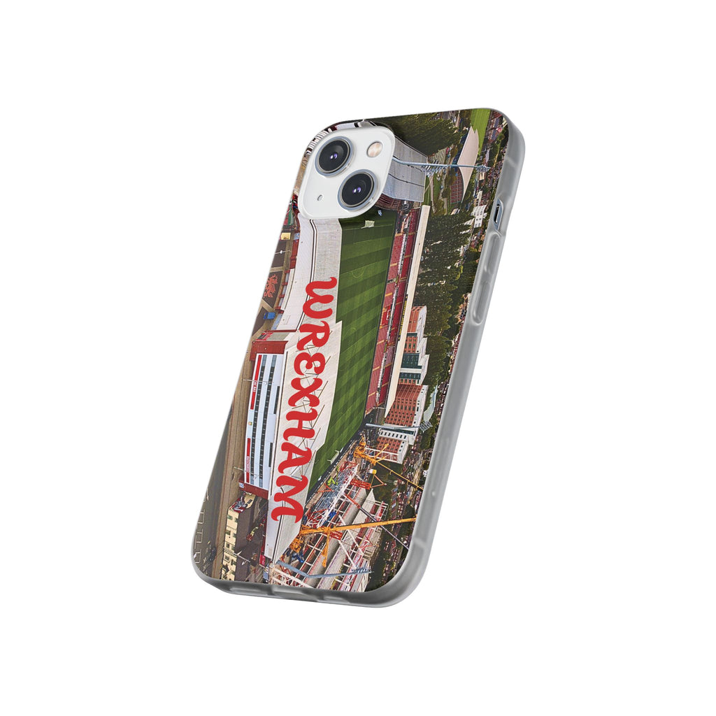Wrexham Racecourse Stadium Photo Phone Case — Aerial Soccer Field 