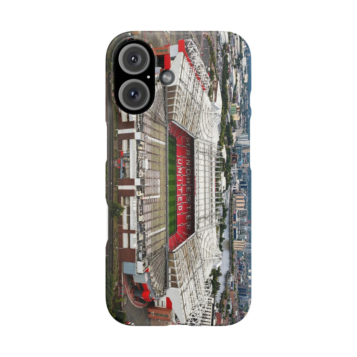 Old Trafford Aerial Side View — Manchester United — Premium Phone Case