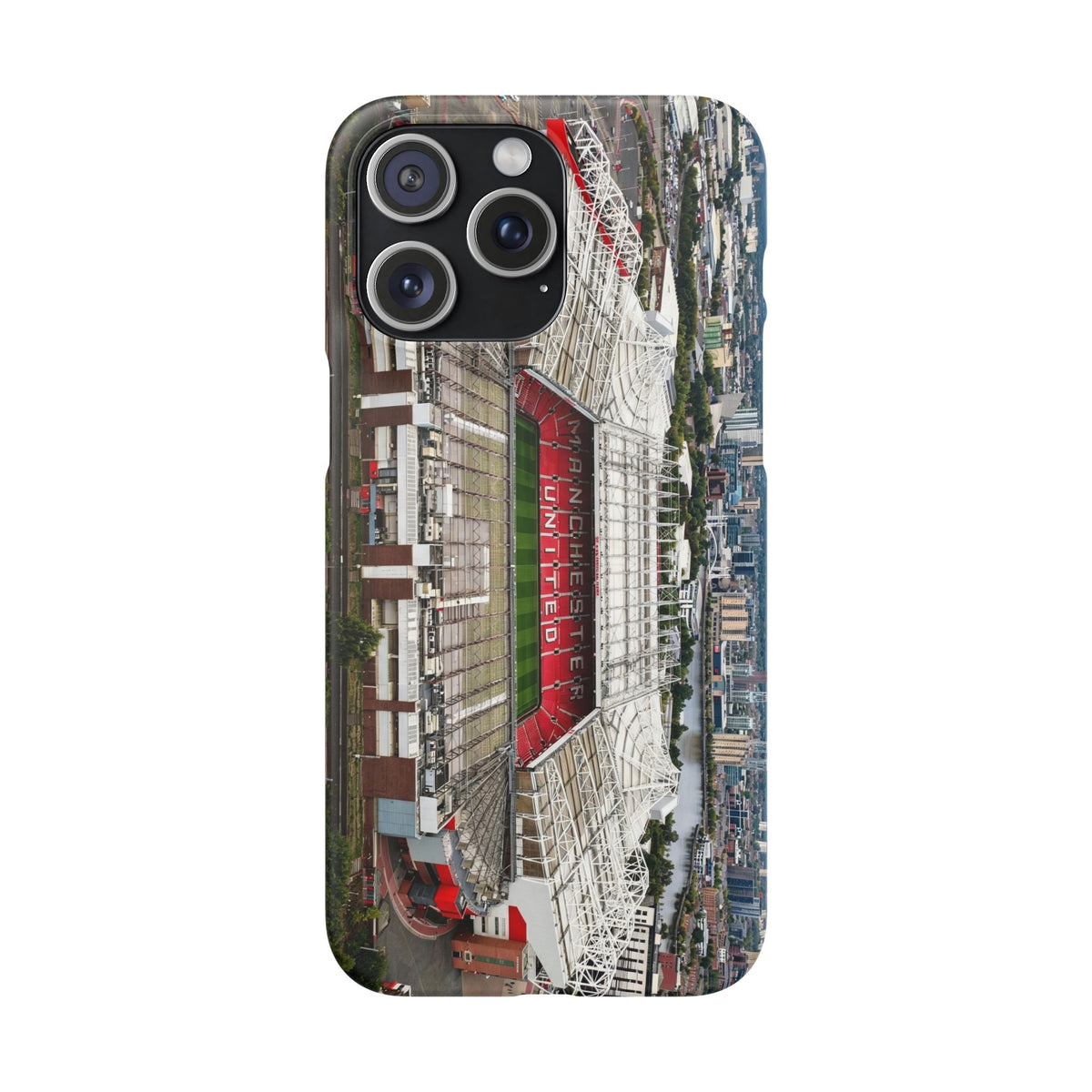 Old Trafford Aerial Side View — Manchester United — Premium Phone Case