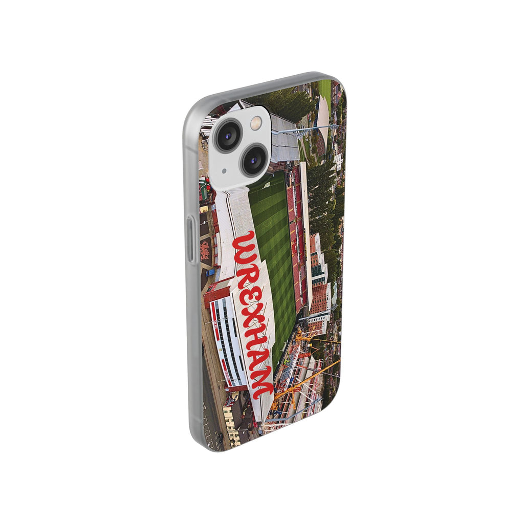 Wrexham Racecourse Stadium Photo Phone Case — Aerial Soccer Field 