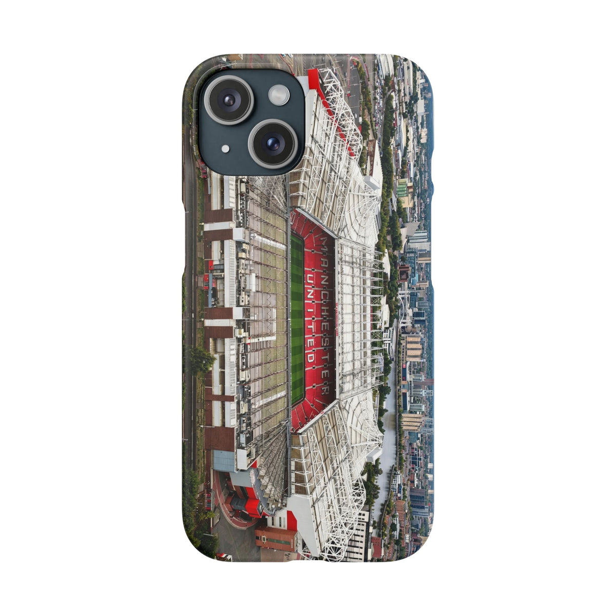 Old Trafford Aerial Side View — Manchester United — Premium Phone Case