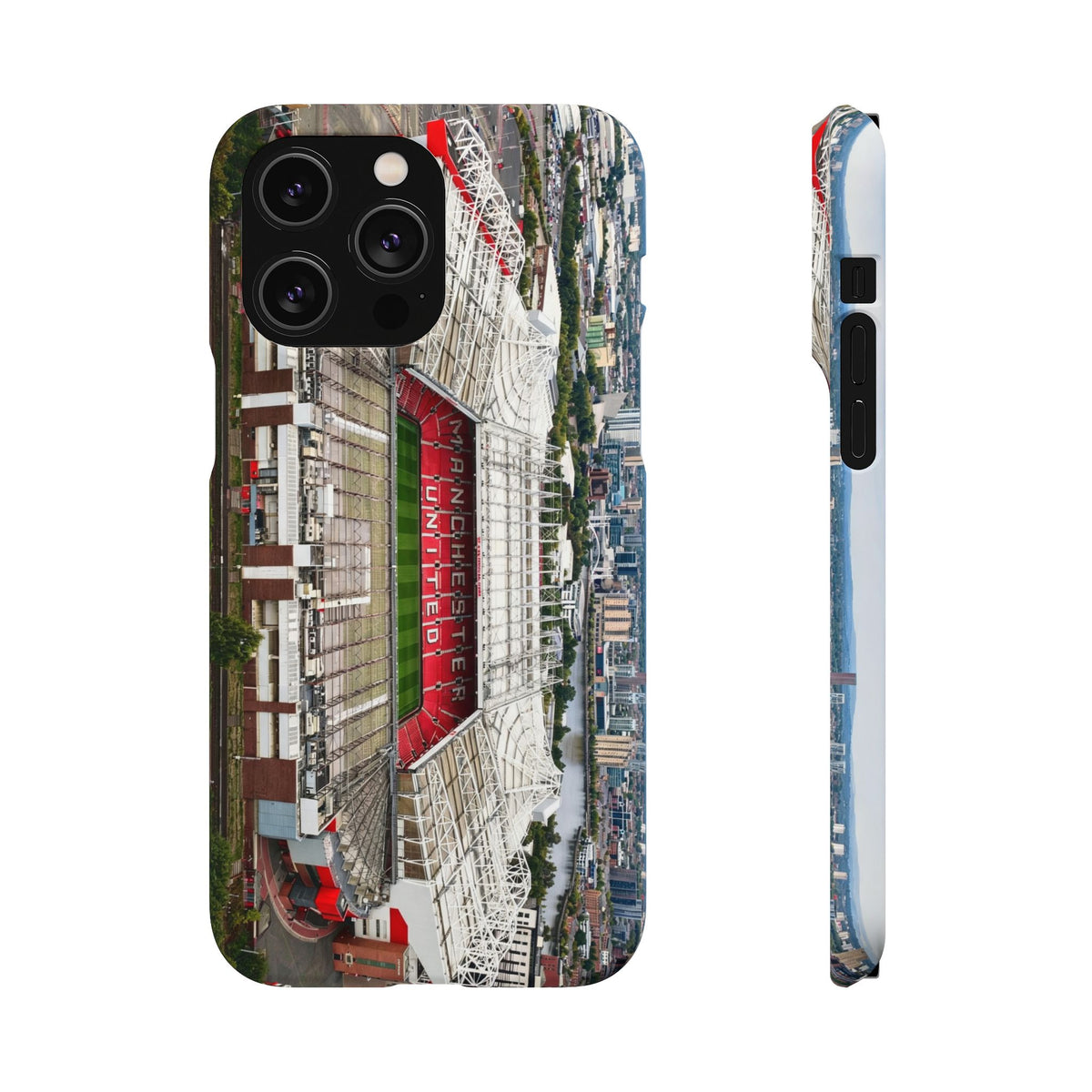 Old Trafford Aerial Side View — Manchester United — Premium Phone Case