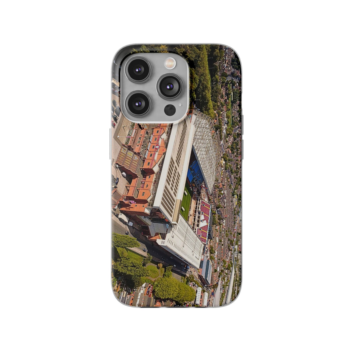Villa Park Aerial Phone Case — Flexible Protective Flexi Case (Aston Villa, AVFC)