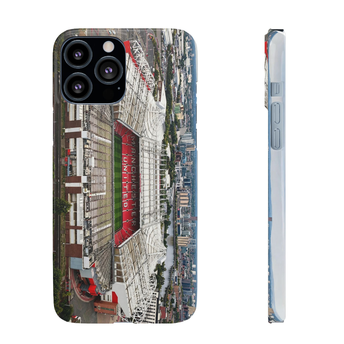 Old Trafford Aerial Side View — Manchester United — Premium Phone Case
