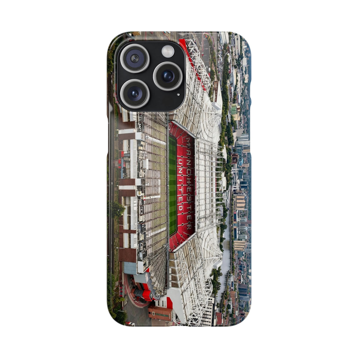 Old Trafford Aerial Side View — Manchester United — Premium Phone Case