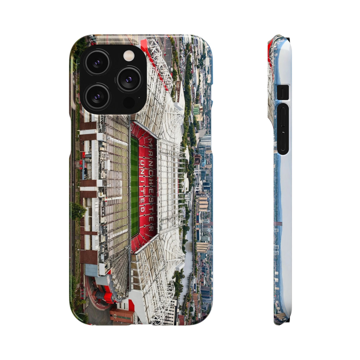 Old Trafford Aerial Side View — Manchester United — Premium Phone Case
