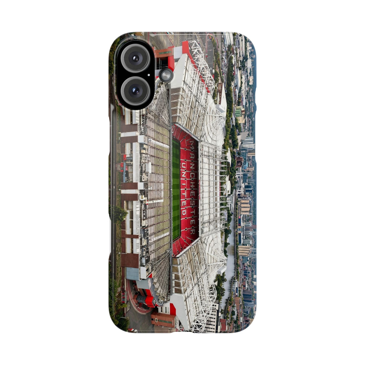 Old Trafford Aerial Side View — Manchester United — Premium Phone Case