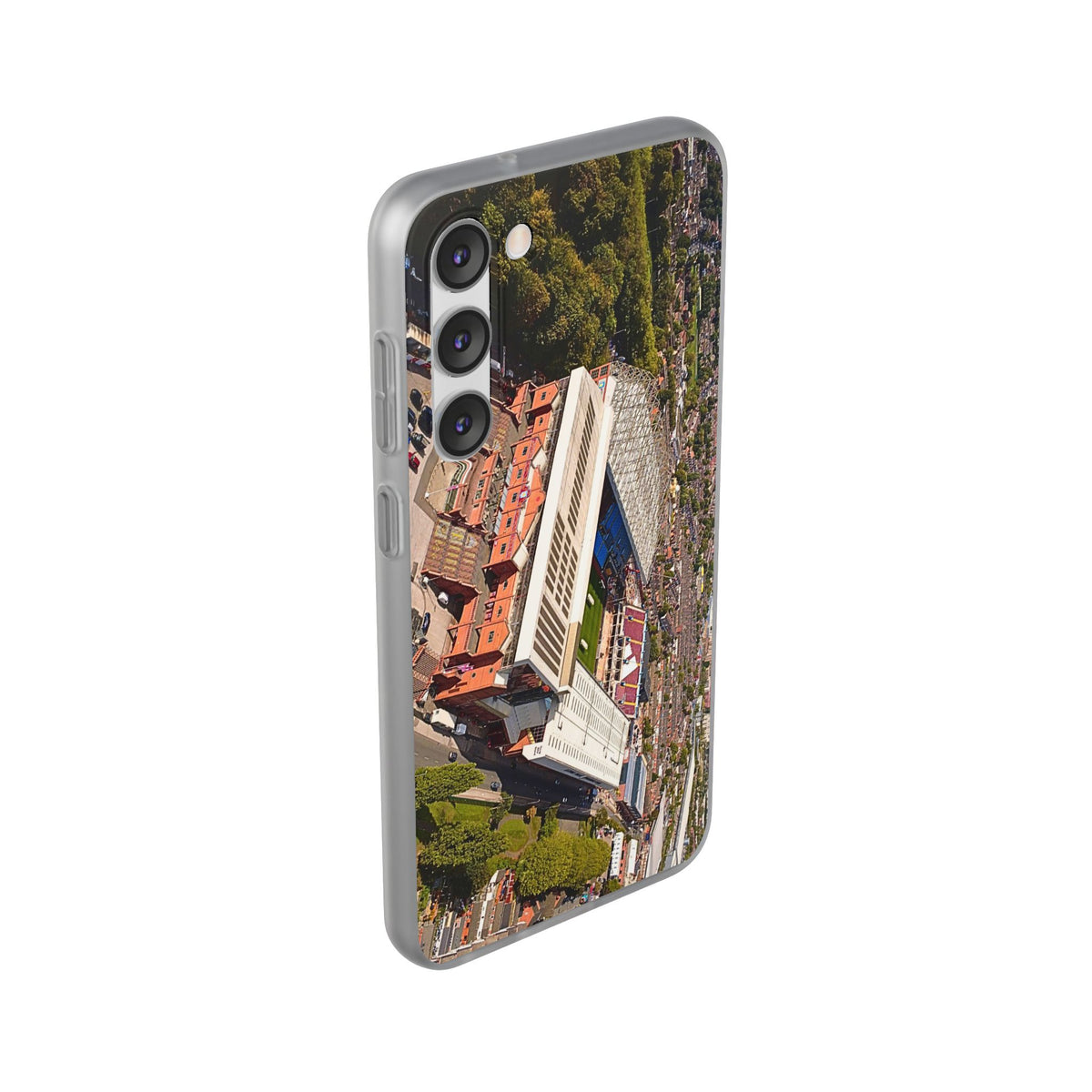 Villa Park Aerial Phone Case — Flexible Protective Flexi Case (Aston Villa, AVFC)
