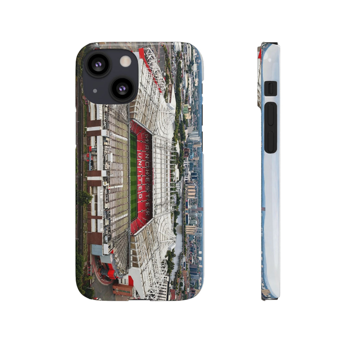 Old Trafford Aerial Side View — Manchester United — Premium Phone Case