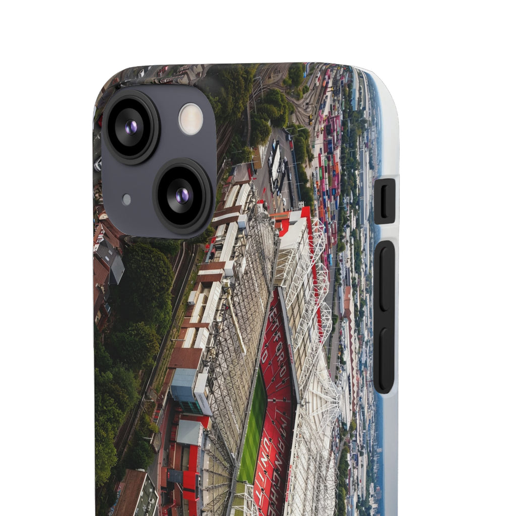 Manchester United, Old Trafford Print Phone Case.