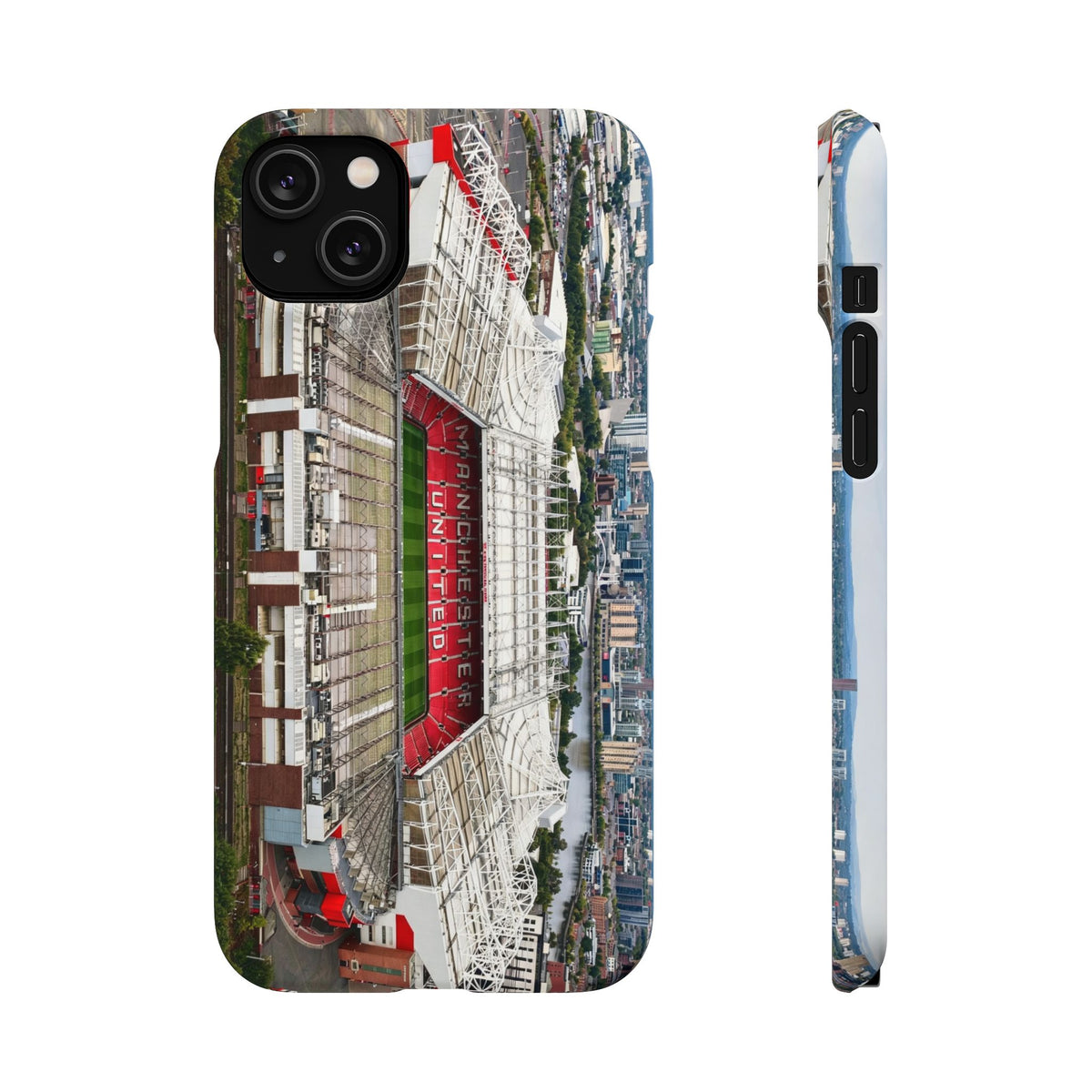 Old Trafford Aerial Side View — Manchester United — Premium Phone Case