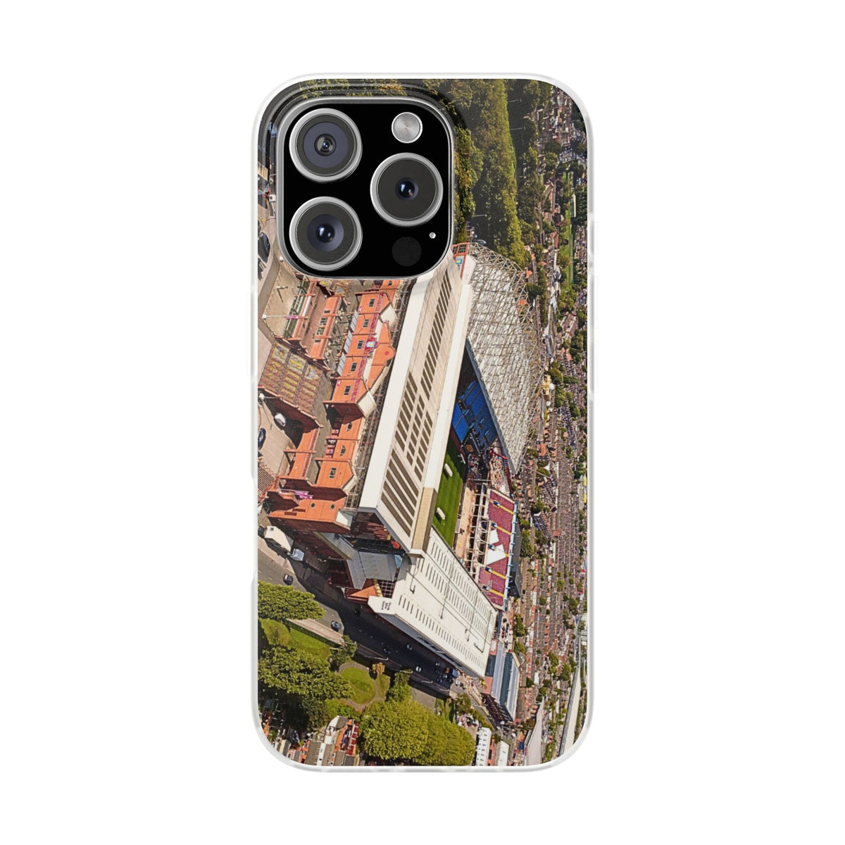 Villa Park Aerial Phone Case — Flexible Protective Flexi Case (Aston Villa, AVFC)