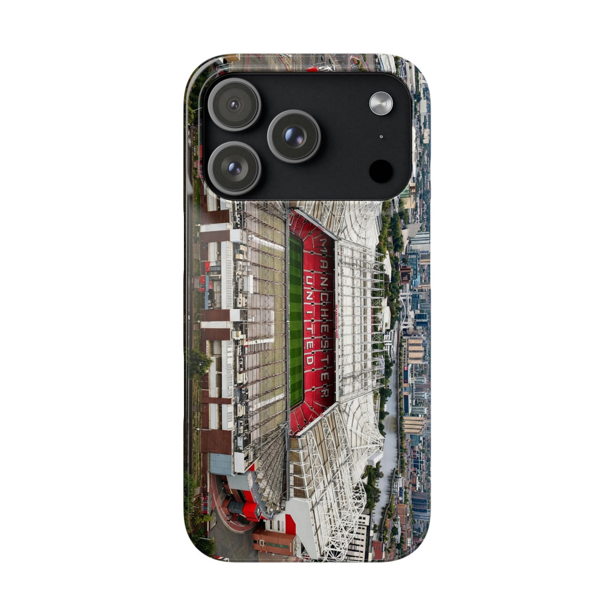 Old Trafford Aerial Side View — Manchester United — Premium Phone Case