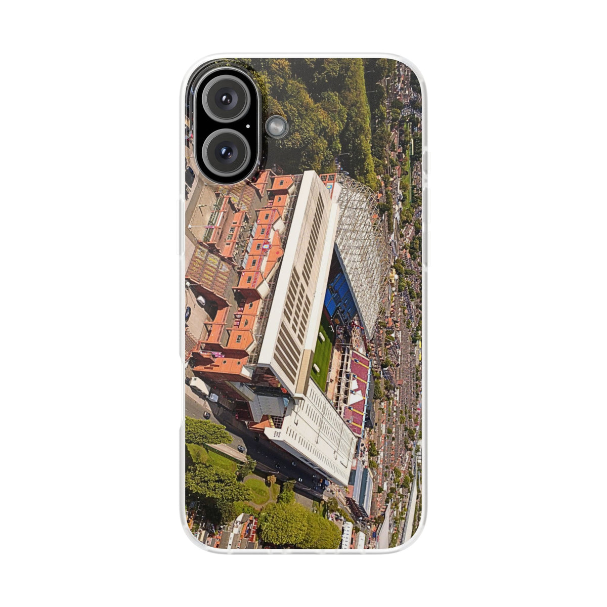 Villa Park Aerial Phone Case — Flexible Protective Flexi Case (Aston Villa, AVFC)