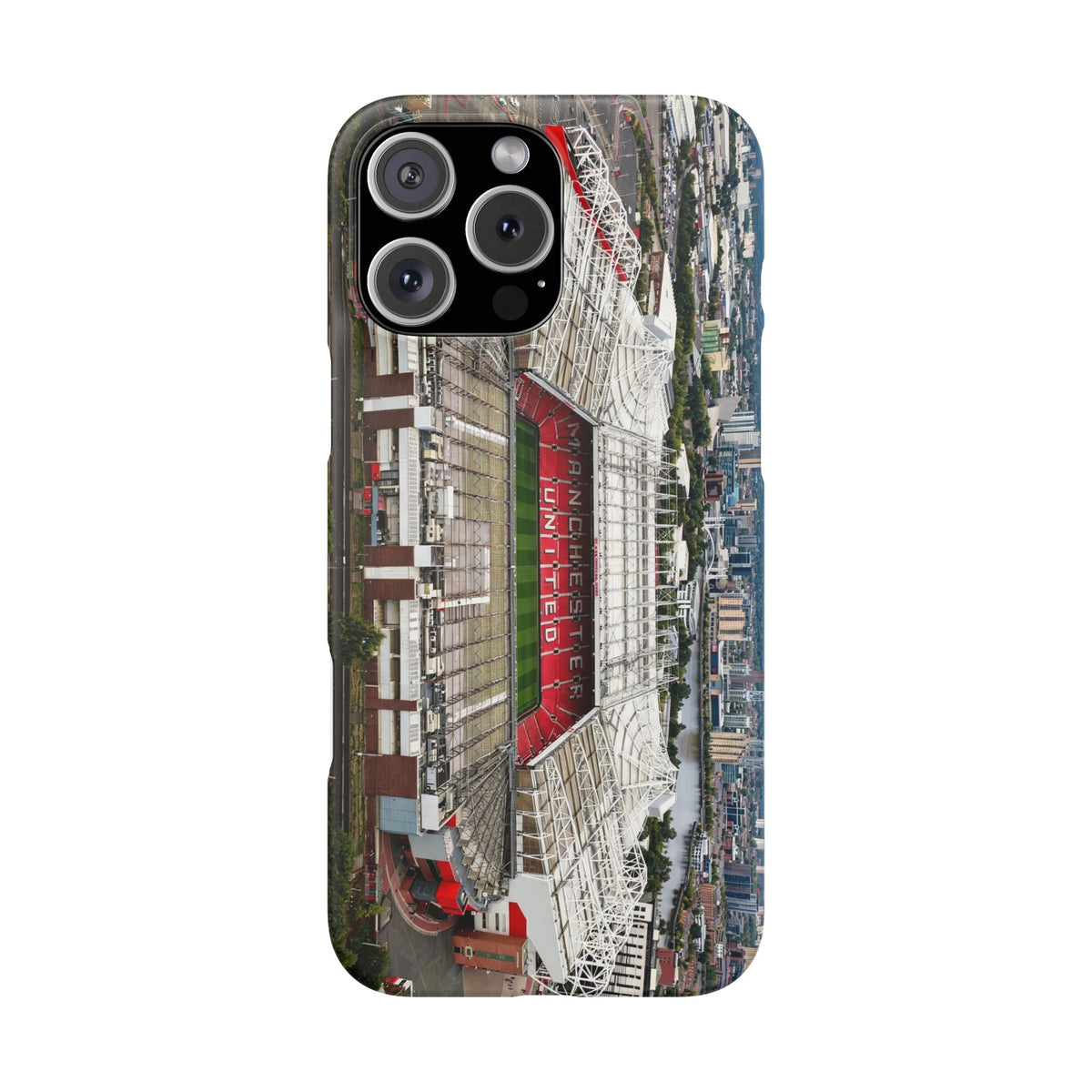 Old Trafford Aerial Side View — Manchester United — Premium Phone Case