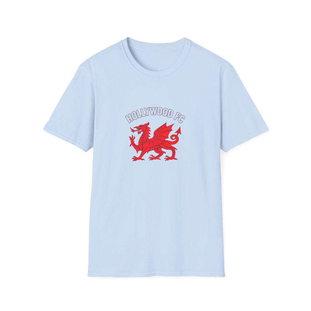 Wrexham-Style Red Dragon Soccer Tee — Retro Crest T-Shirt