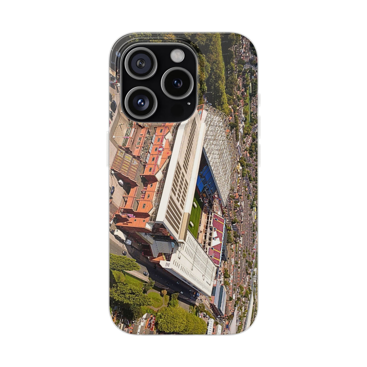 Villa Park Aerial Phone Case — Flexible Protective Flexi Case (Aston Villa, AVFC)