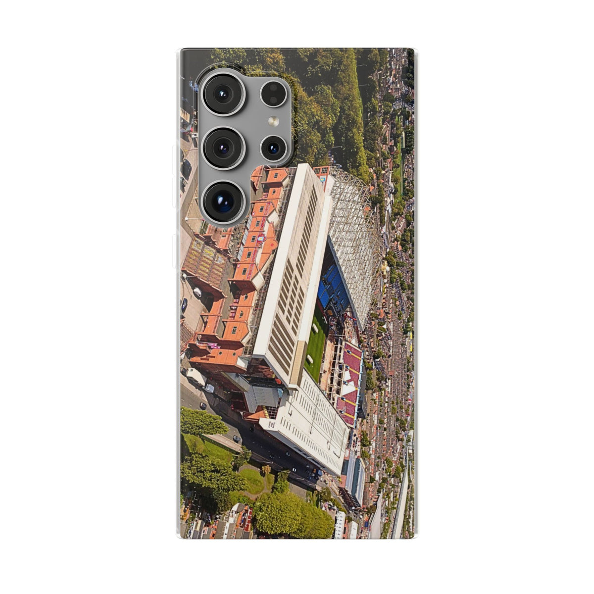 Villa Park Aerial Phone Case — Flexible Protective Flexi Case (Aston Villa, AVFC)
