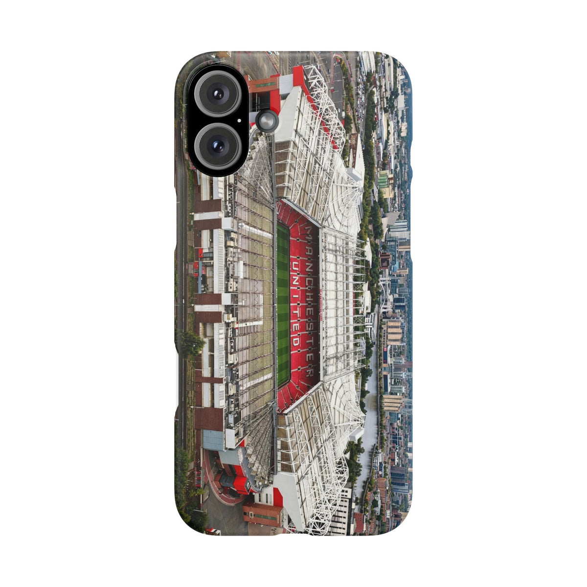 Old Trafford Aerial Side View — Manchester United — Premium Phone Case