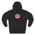 Welsh Red Dragon Emblem Hoodie — Cymru Crest Fleece Pullover