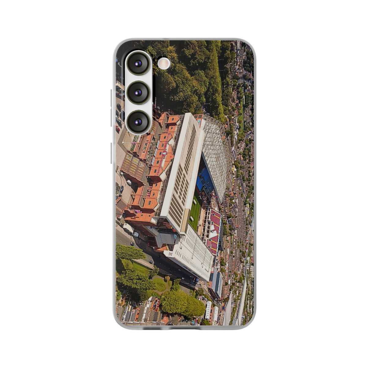 Villa Park Aerial Phone Case — Flexible Protective Flexi Case (Aston Villa, AVFC)