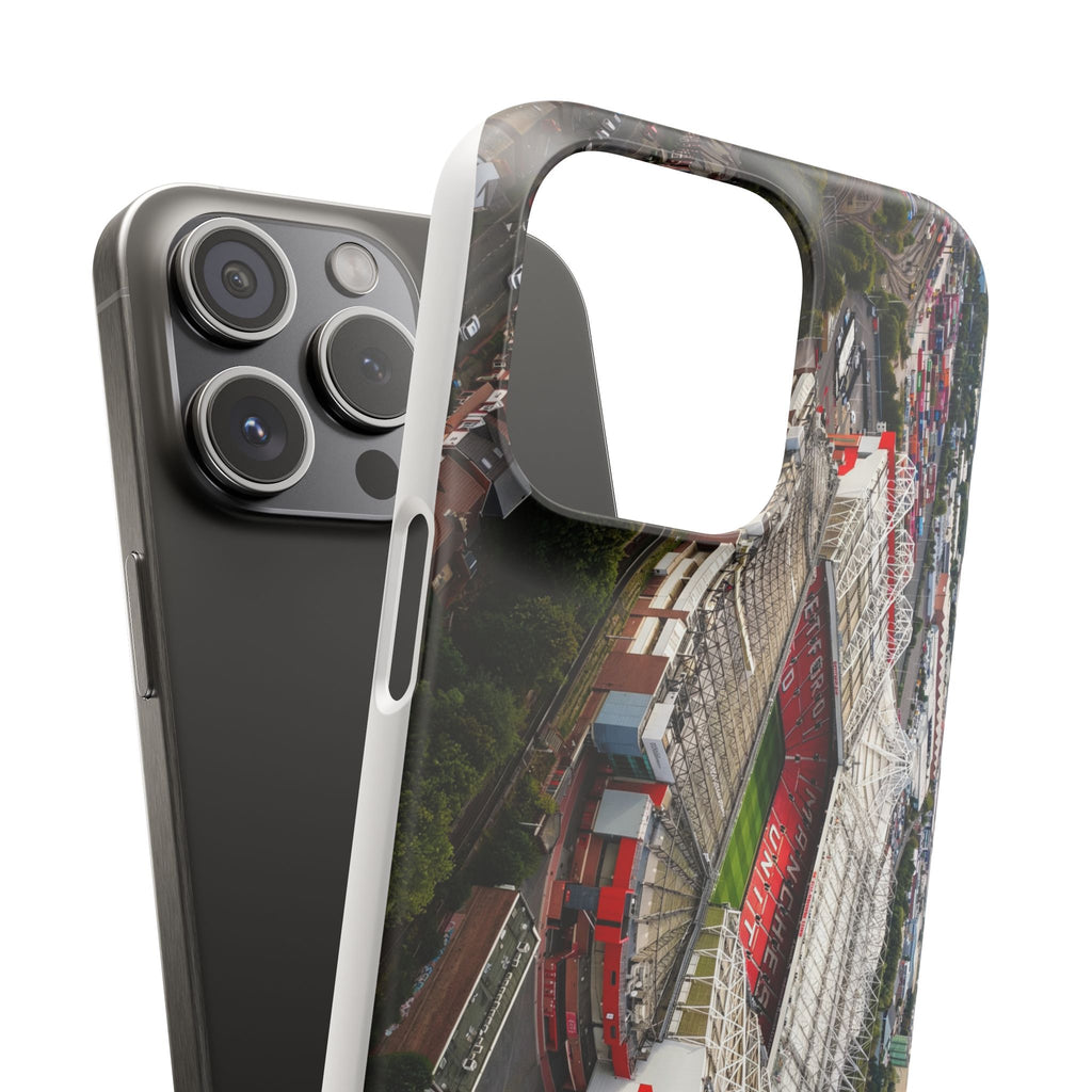 Manchester United, Old Trafford Print Phone Case.