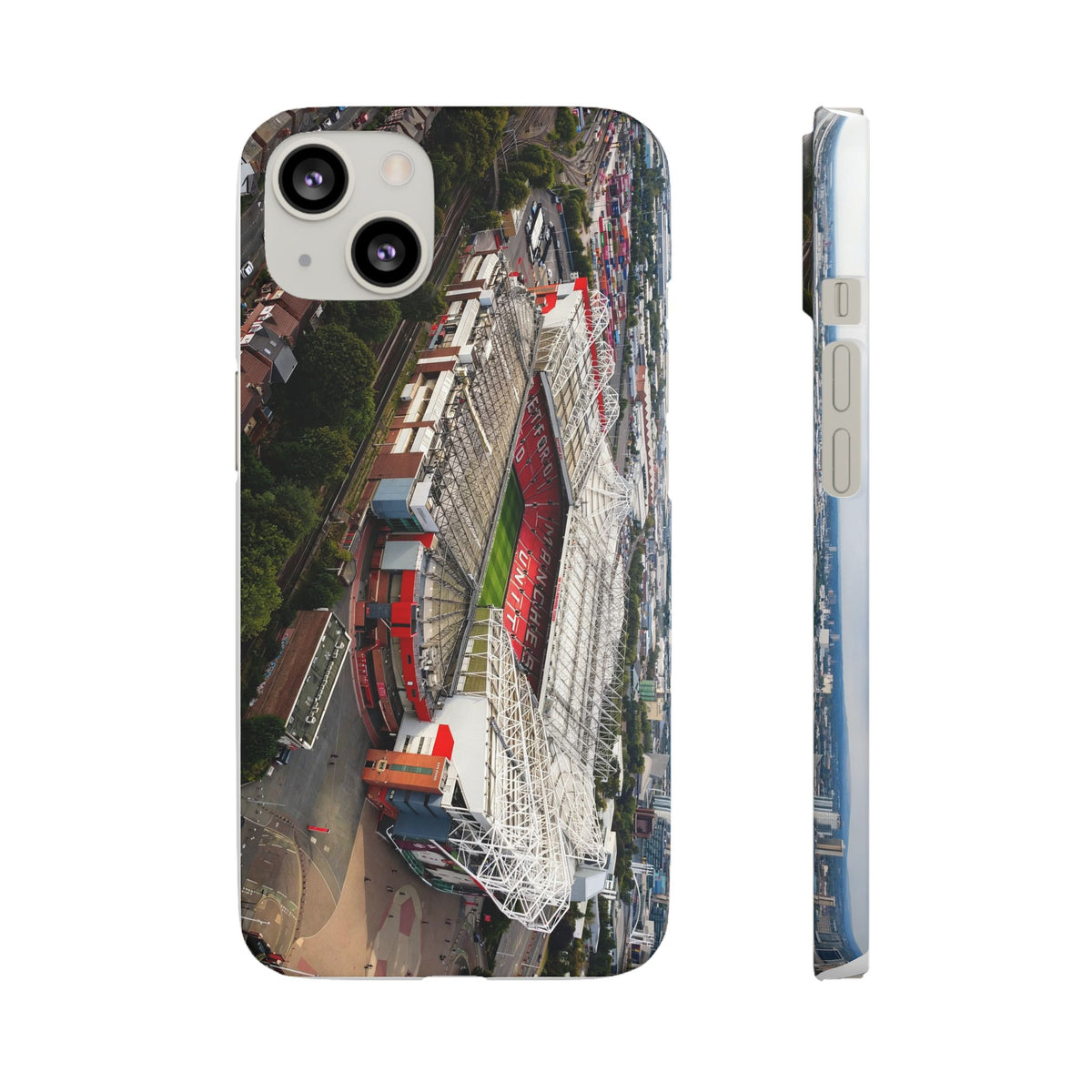 Manchester United, Old Trafford Print Phone Case.